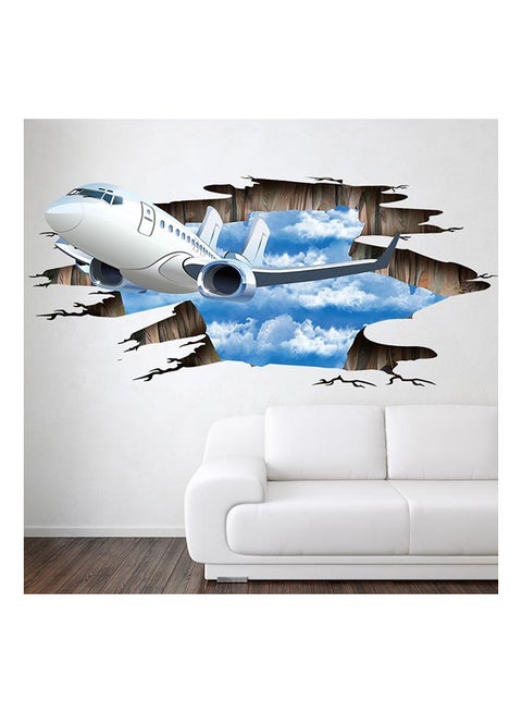 3D Wall Sticker Blue/White