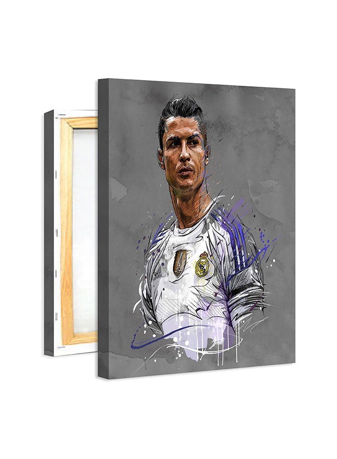 Cristiano Ronaldo Wall Art Painting Multicolour