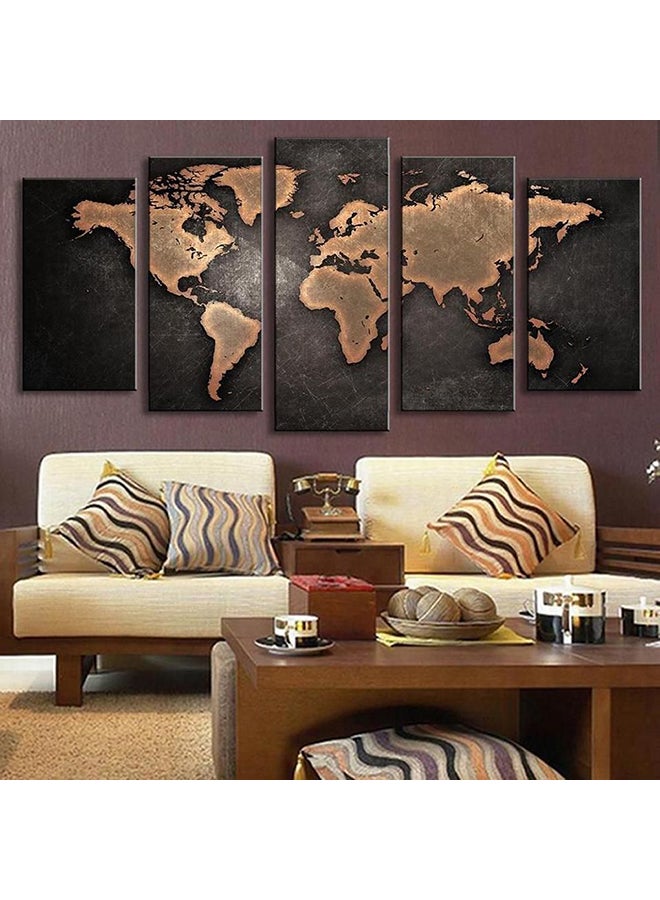 5-Piece Decorative Painting Set Multicolour - Image 2