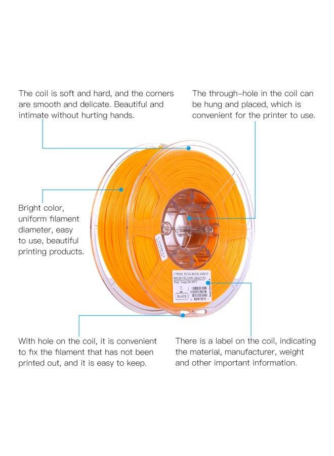إي صن مجموعة خيوط طابعة ثلاثية الأبعاد أصفر - Image 4