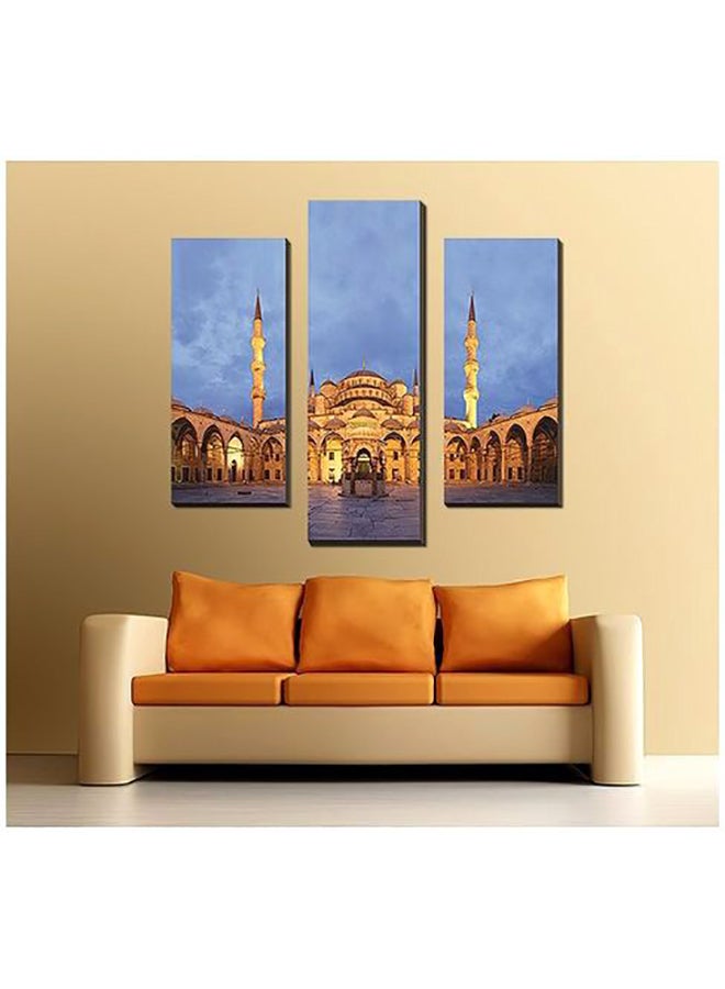 ماركة غير محددة مجموعة لوحات فنية عصرية من 3 قطع متعدد الألوان  - Image 2