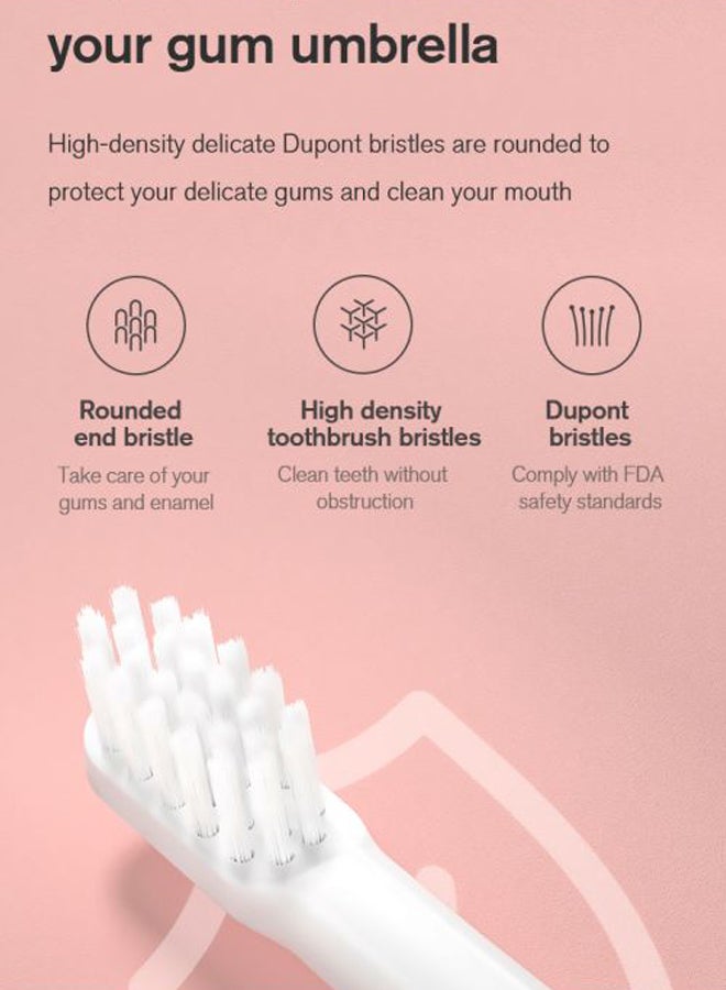 Rock Pow Ultrasonic Electric Toothbrush Blue/White 21.85x1.9x2.3cm - Image 3