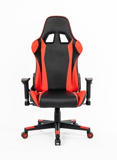 Blitzed Gaming Chair With Headrest And Lumbar Support Red/Black  - Image 2