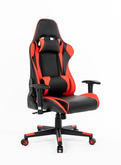 Blitzed Gaming Chair With Headrest And Lumbar Support Red/Black  - Image 3