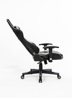 Blitzed Gaming Chair With Headrest And Lumbar Support Grey/Black  - Image 4