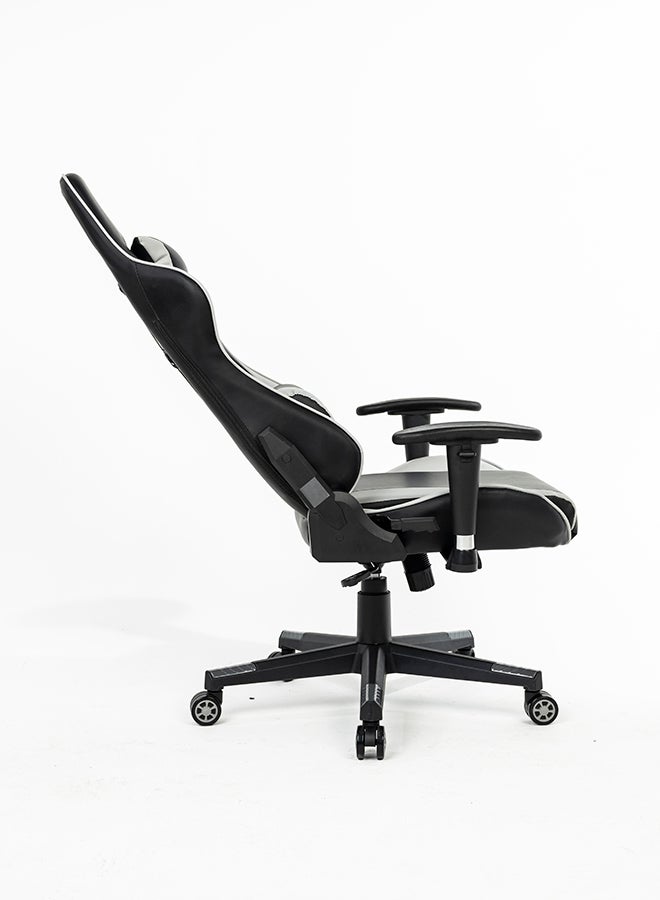 Blitzed - Gaming Chair With Headrest And Lumbar Support Grey/Black - Image 1
