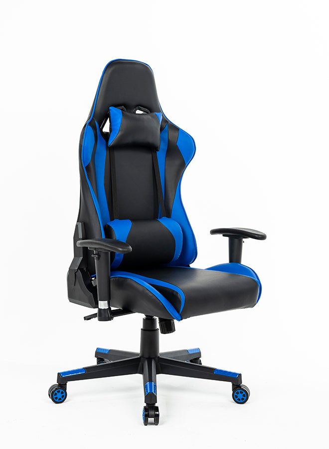 Blitzed Gaming Chair With Headrest And Lumbar Support Blue/Black - Image 3