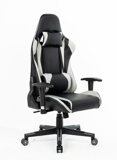Blitzed Gaming Chair With Headrest And Lumbar Support Grey/Black  - Image 3