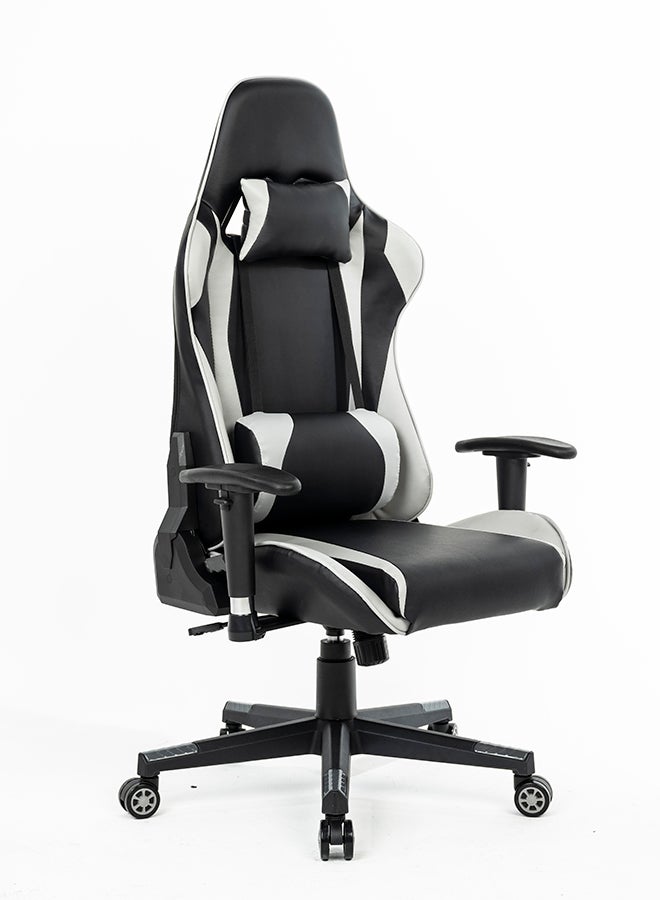 Blitzed - Gaming Chair With Headrest And Lumbar Support Grey/Black - Image 1