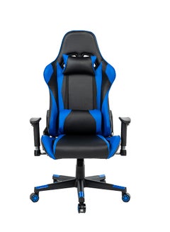 Blitzed Gaming Chair With Headrest And Lumbar Support Blue/Black  - Image 1