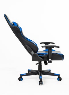 Blitzed Gaming Chair With Headrest And Lumbar Support Blue/Black  - Image 4