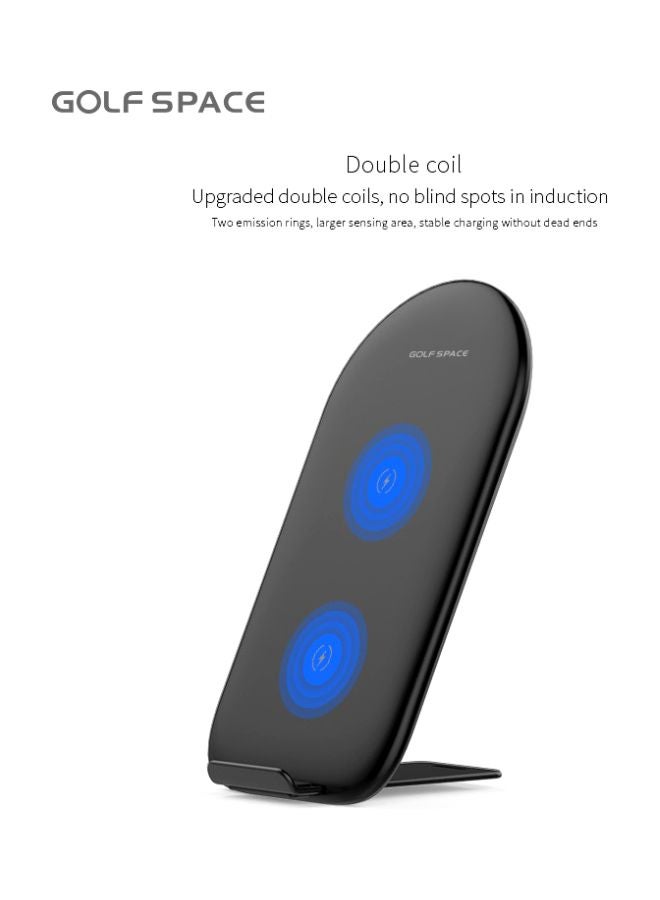 GOLF SPACE Wireless Mobile Phone Charger Black  - Image 5