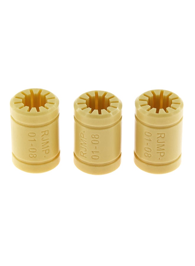 Aibecy 10-Piece Polymer Plastic Bearing For 3D Printer Yellow - Image 4