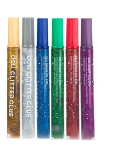 Deli Stick Up Classic Glitter Glue Multicolour  - Image 1