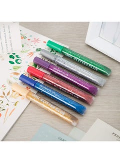 Deli Stick Up Classic Glitter Glue Multicolour  - Image 5