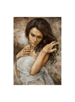 Attractive Canvas Fabric Print Tableau Multicolour 40x80cm