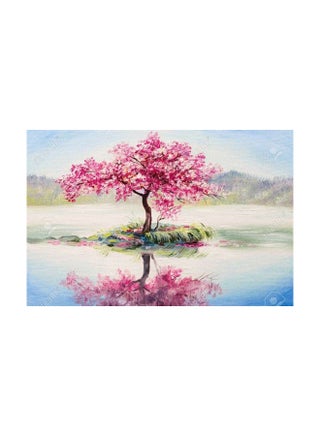 Attractive Canvas Fabric Print Tableau Multicolour 100x70cm - v1598980707/N40084885A_1
