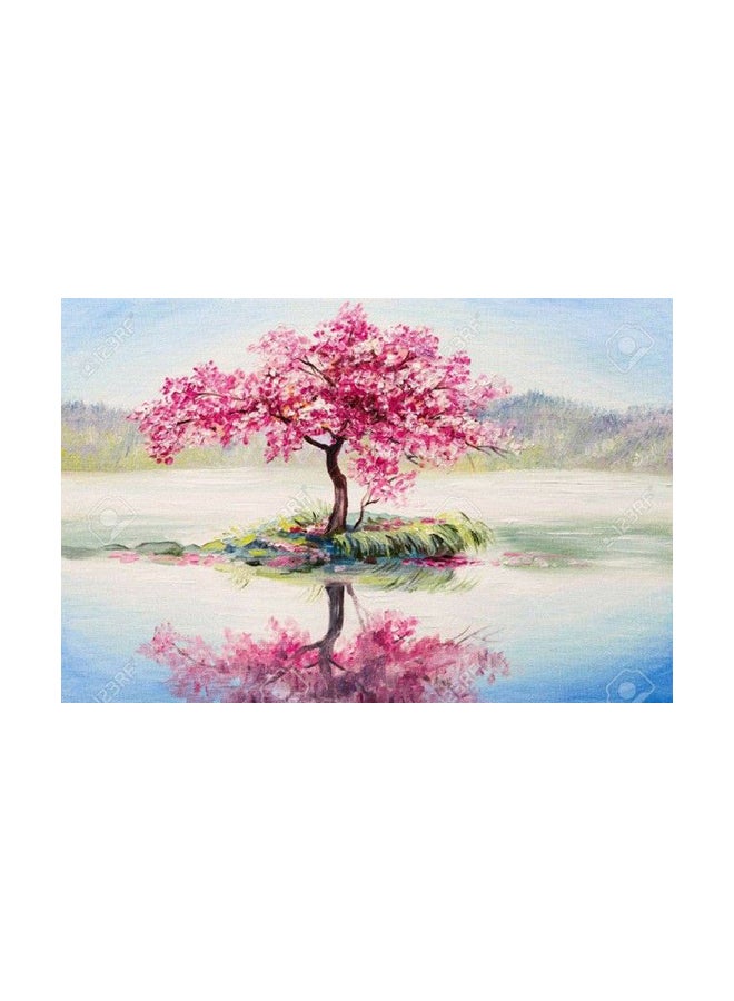 Attractive Canvas Fabric Print Tableau Multicolour 100x70cm