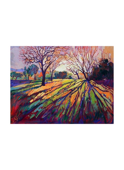 Attractive Canvas Fabric Print Tableau Multicolour 100x70cm