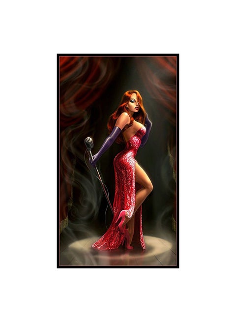 Attractive Canvas Fabric Print Tableau Multicolour