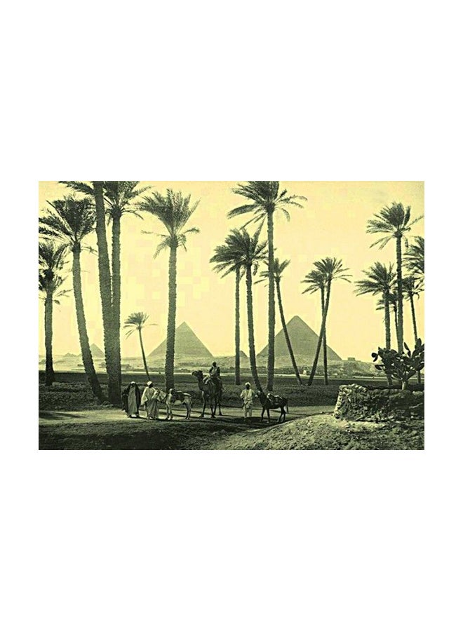 تابلوه من قماش الكانفاس بطبعة رائعة متعدد الألوان 100x70سم