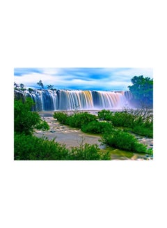 Attractive Canvas Fabric Print Tableau Multicolour 100x70cm
