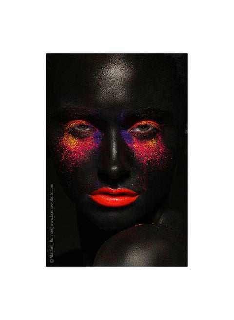 Attractive Canvas Fabric Print Tableau Multicolour 40x80cm