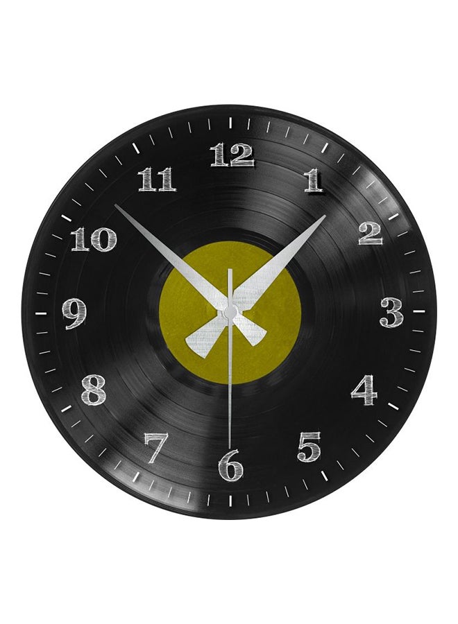 Round Multi Analog Wall Clock Multicolour 39x39cm - Image 1