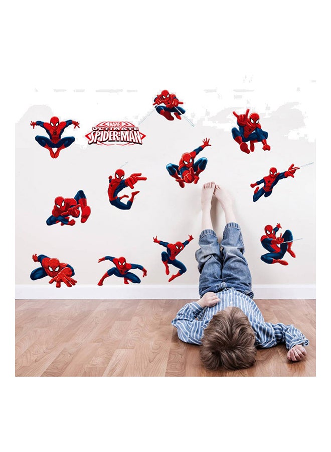 Spider Man Printed Self-Adhesive Wall Sticker Multicolour - Image 2