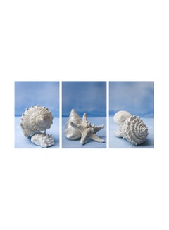 3-Piece 3D Tableau Canvas Print Multicolour 100 x 70cm