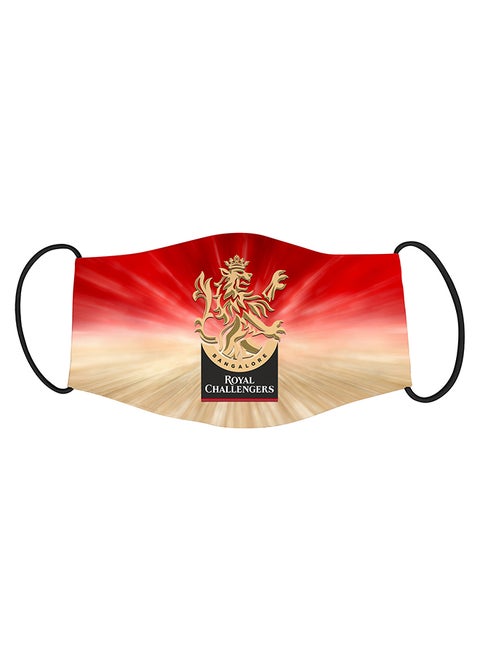 Vista RCB IPL Teams Face Mask Multicolour 20 x 13cm