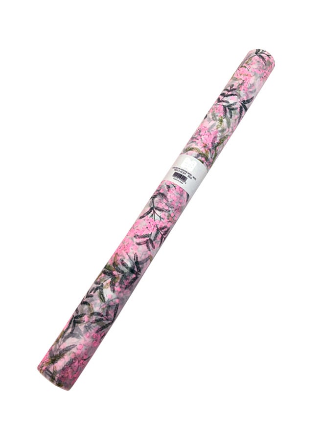 Flower Design Gift Wrap Paper Pink