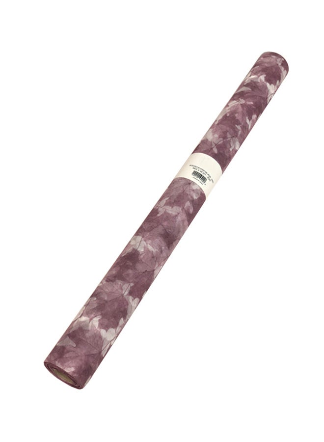 Flower Design Gift Wrap Paper Brown