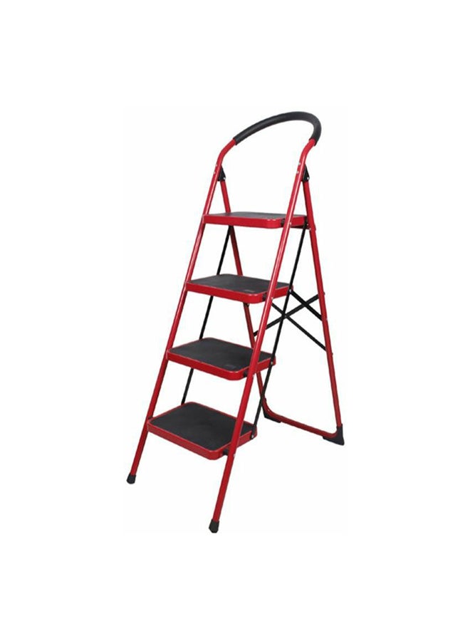 4-Step Super Lux Ladder Red/Black 170x45x40cm 