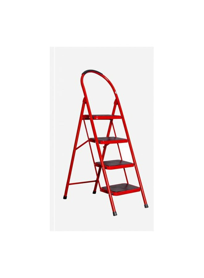 4-Step Super Lux Ladder Red/Black 170x45x40cm 