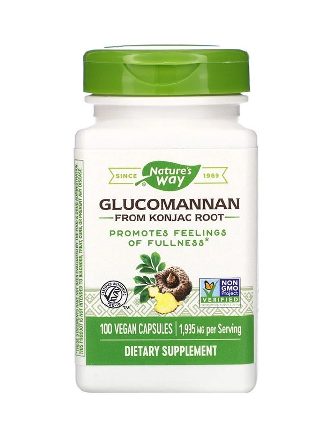 Glucomannan From Konjac Root 1995mg -100 Vegetarian Capsules - v1599022145/N33131300A_1