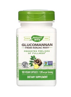 Nature's Way Glucomannan From Konjac Root 1995mg -100 Vegetarian Capsules  - Image 1