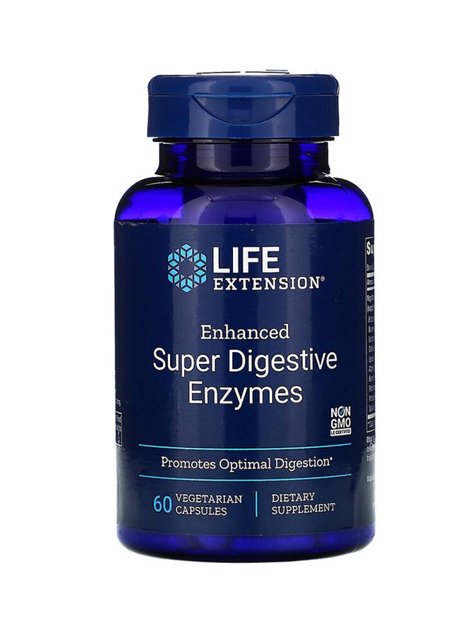 Life Extension Enhanced Super Digestive Enzymes - 60 Capsules  - Image 1