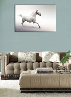 Horse Canvas Painting White 45x30cm - v1599024916/N40086193A_2