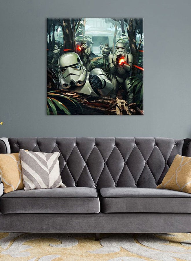 Star Wars Canvas Painting Multicolour 40x40cm