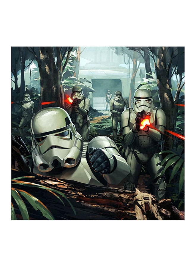 Star Wars Canvas Painting Multicolour 40x40cm