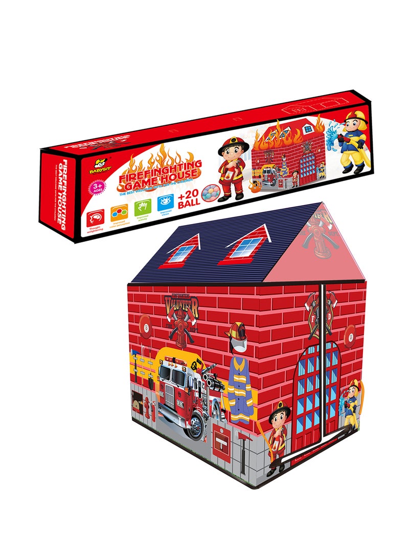 بيبي سيت خيمة بيت الألعاب مع 20 كرة - Image 1