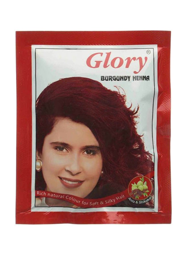Glory Hair Color Henna Burgundy 10grams  - Image 1