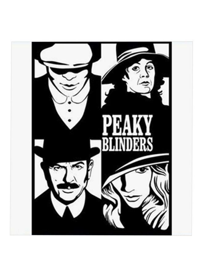 لوحة من خشب MDF بتصميم مستوحى من مسلسل بيكي بلايندرز متعدد الألوان 30x30Ø³Ù†ØªÙŠÙ…ØªØ±