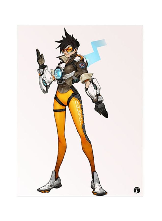 Video Game Overwatch Metal Plate Poster Multicolour 15x20cm