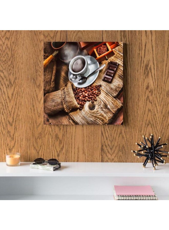 أتيك ديكورات حائط بأشكال القهوة متعدد الألوان 30x30x0.5سم  - Image 2