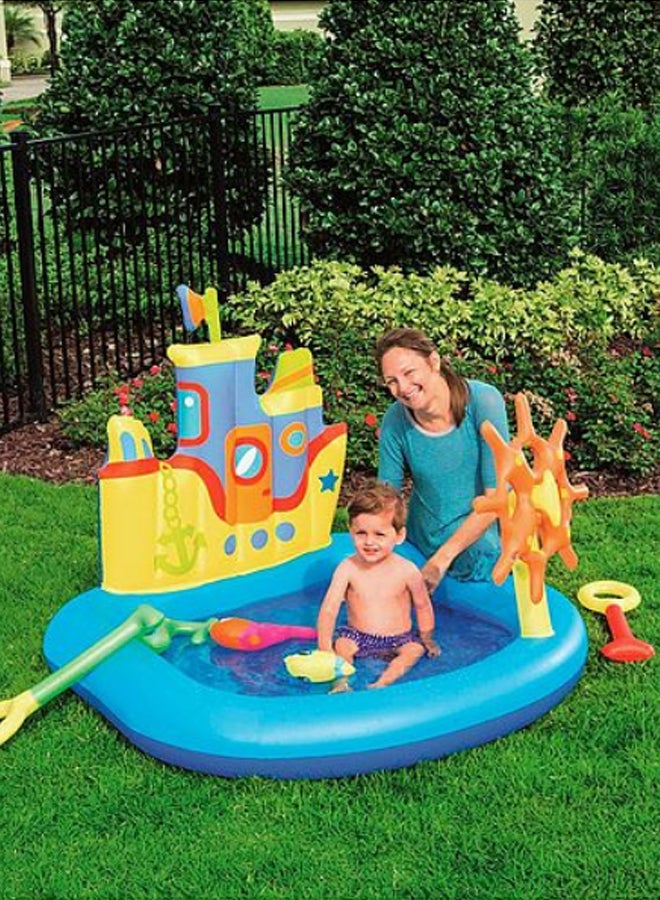 Bestway Tug Boat Play Pool 140x130x140cm - Image 2