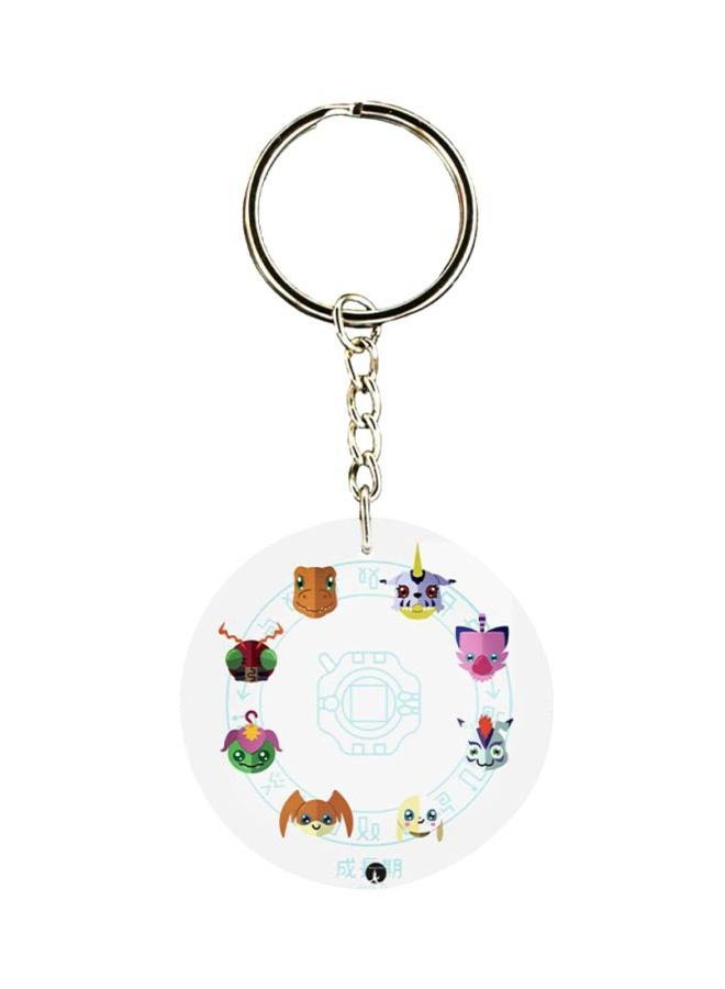 BP Anime Digimon Plastic Keychain