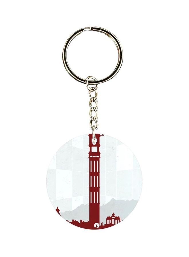 بي بي سلسلة مفاتيح من البلاستيك بطبعة من لعبة "Assassins Creed"