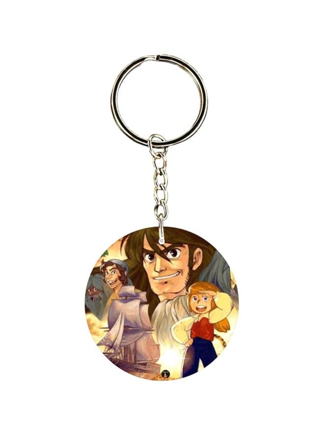 BP Anime Jazirat Al kanz Printed Keychain